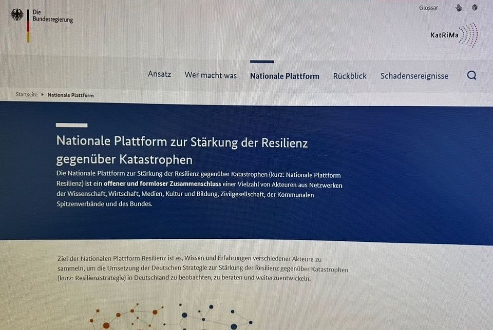 Bild Bundesplattform KatRiMa Bundes-Plattform KatRiMa